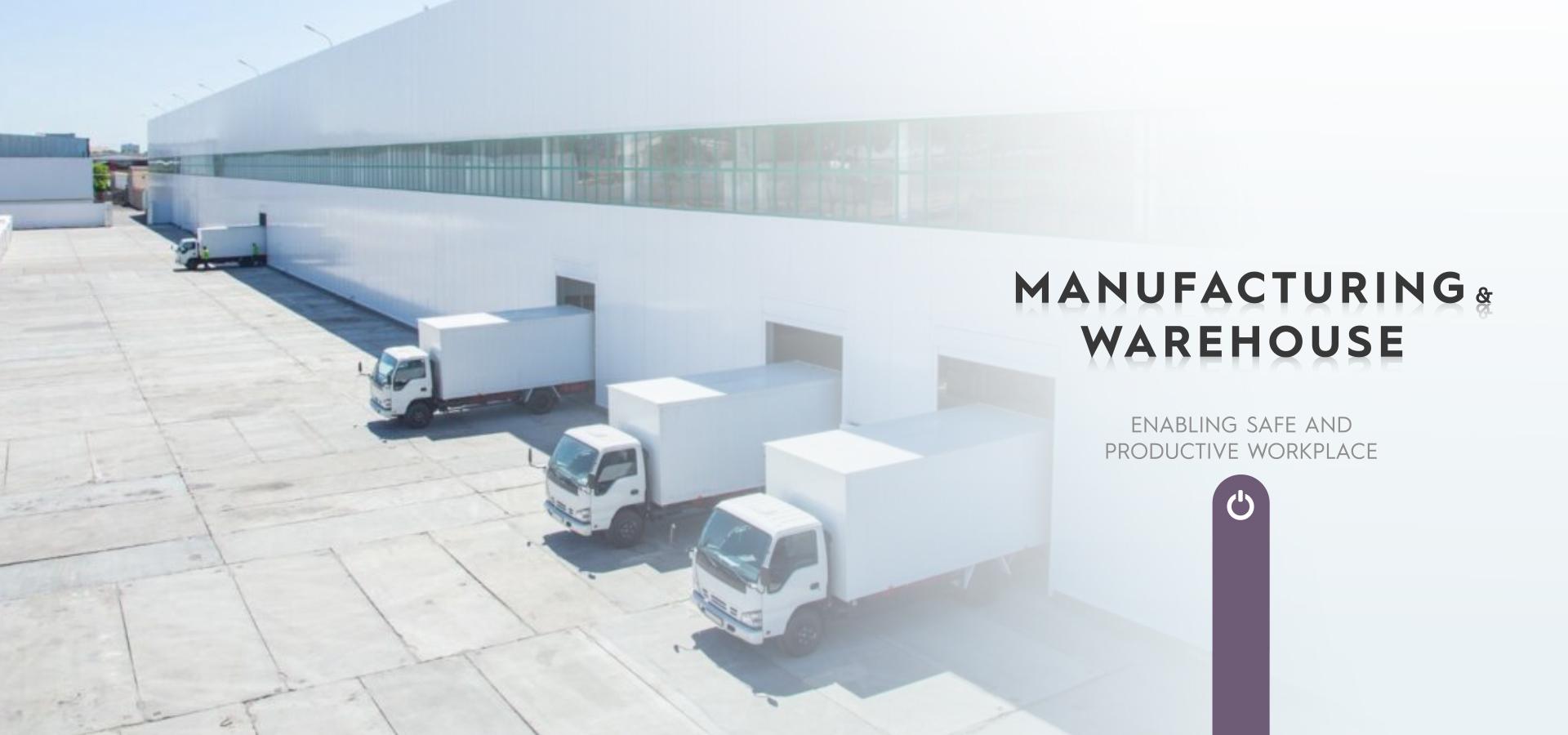 Warehouse and Manufacturing Industry banner